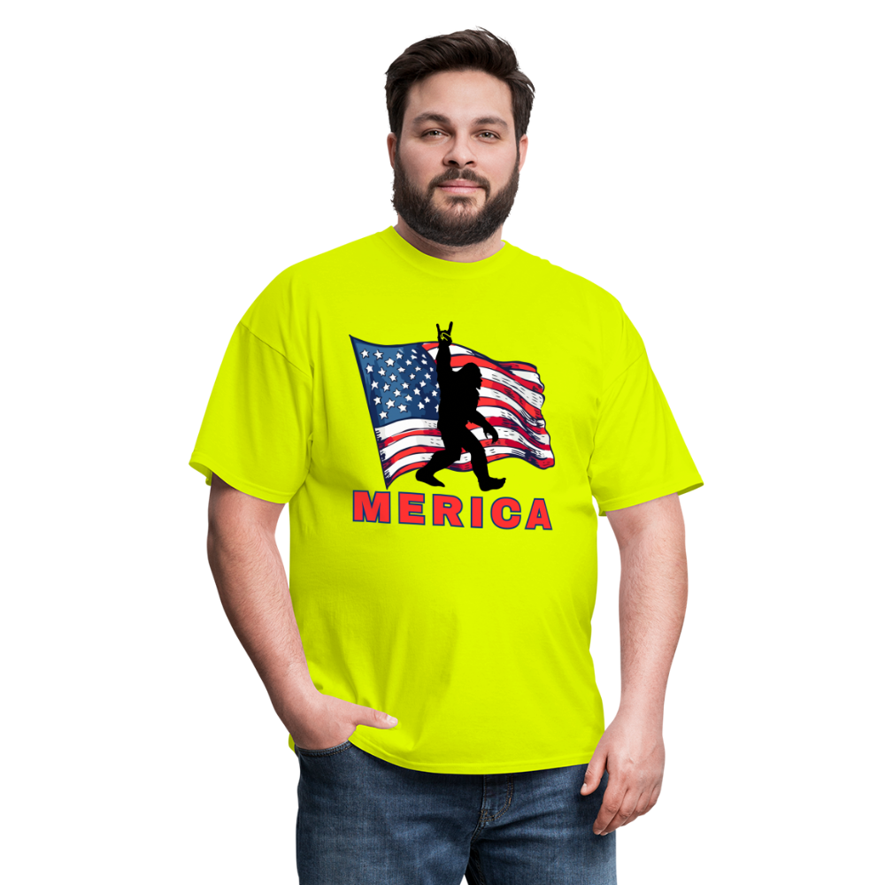 Merica Unisex Classic T-Shirt - safety green