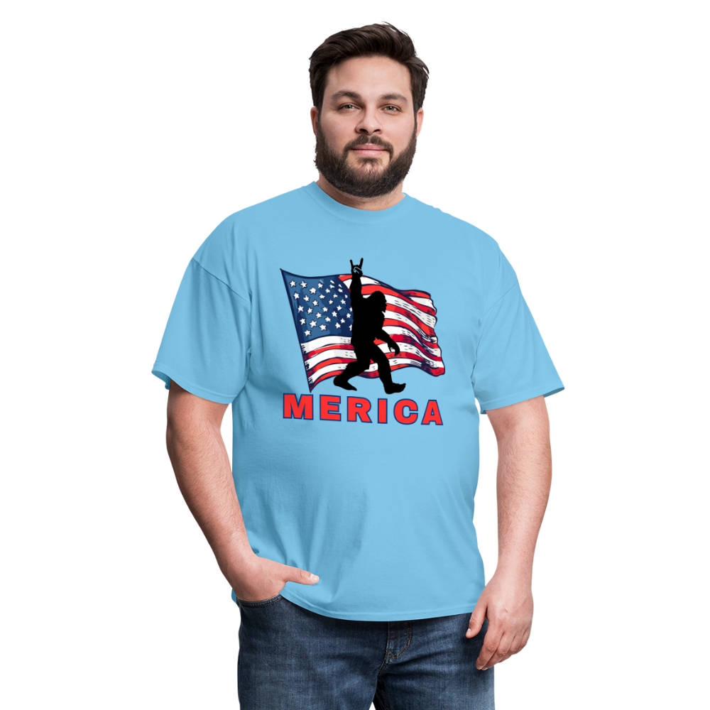 Merica Unisex Classic T-Shirt - aquatic blue