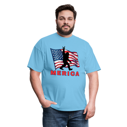 Merica Unisex Classic T-Shirt - aquatic blue