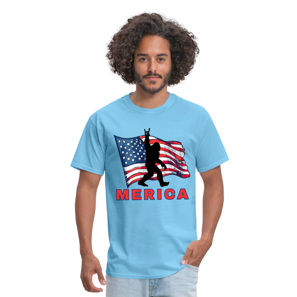 Merica Unisex Classic T-Shirt - aquatic blue