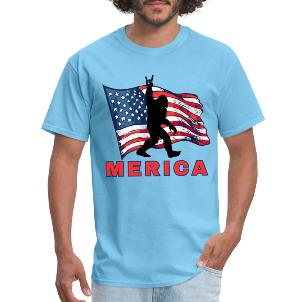 Merica Unisex Classic T-Shirt - aquatic blue