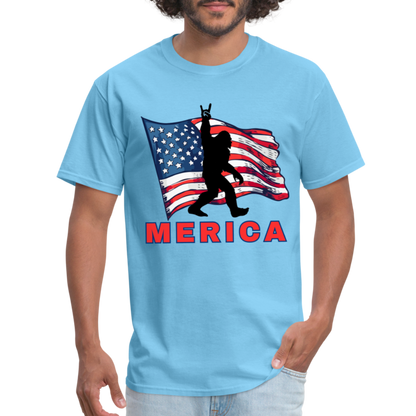 Merica Unisex Classic T-Shirt - aquatic blue
