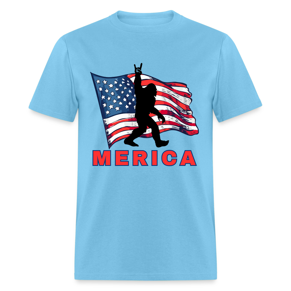 Merica Unisex Classic T-Shirt - aquatic blue