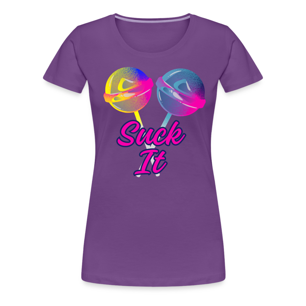 Suck It Women’s Premium T-Shirt - purple