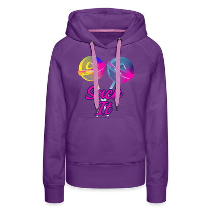 Suck It Women’s Premium Hoodie - purple 