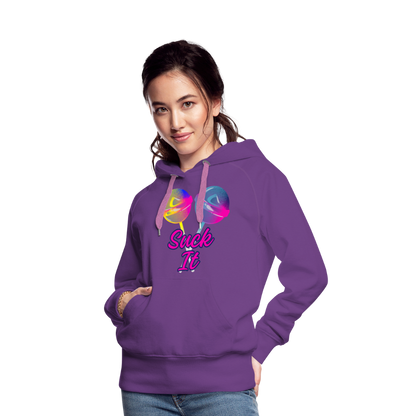 Suck It Women’s Premium Hoodie - purple 