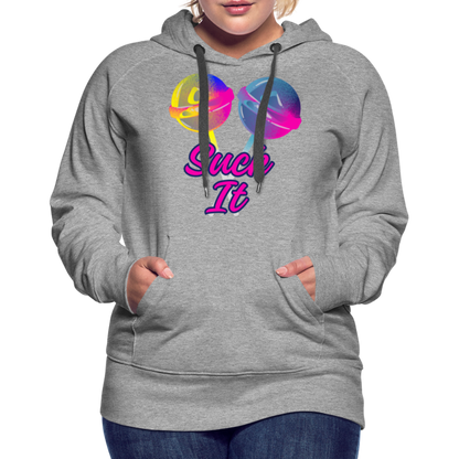Suck It Women’s Premium Hoodie - heather grey