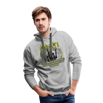 NIGHTSHIFT hand Men’s Premium Hoodie - heather grey