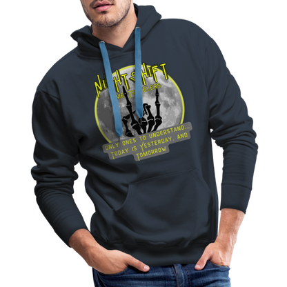 NIGHTSHIFT hand Men’s Premium Hoodie - navy