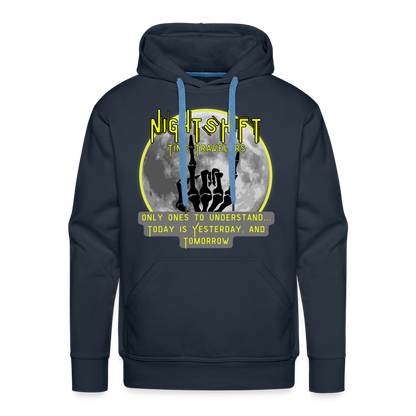 NIGHTSHIFT hand Men’s Premium Hoodie - navy