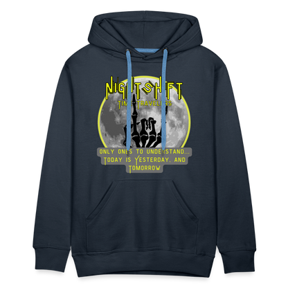 NIGHTSHIFT hand Men’s Premium Hoodie - navy