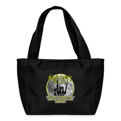 NIGHTSHIFT TIME TRAVELERS Recycled Insulated Lunch Bag - black