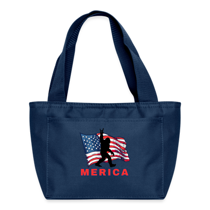 MERICA Recycled Insulated Lunch Bag - navy
