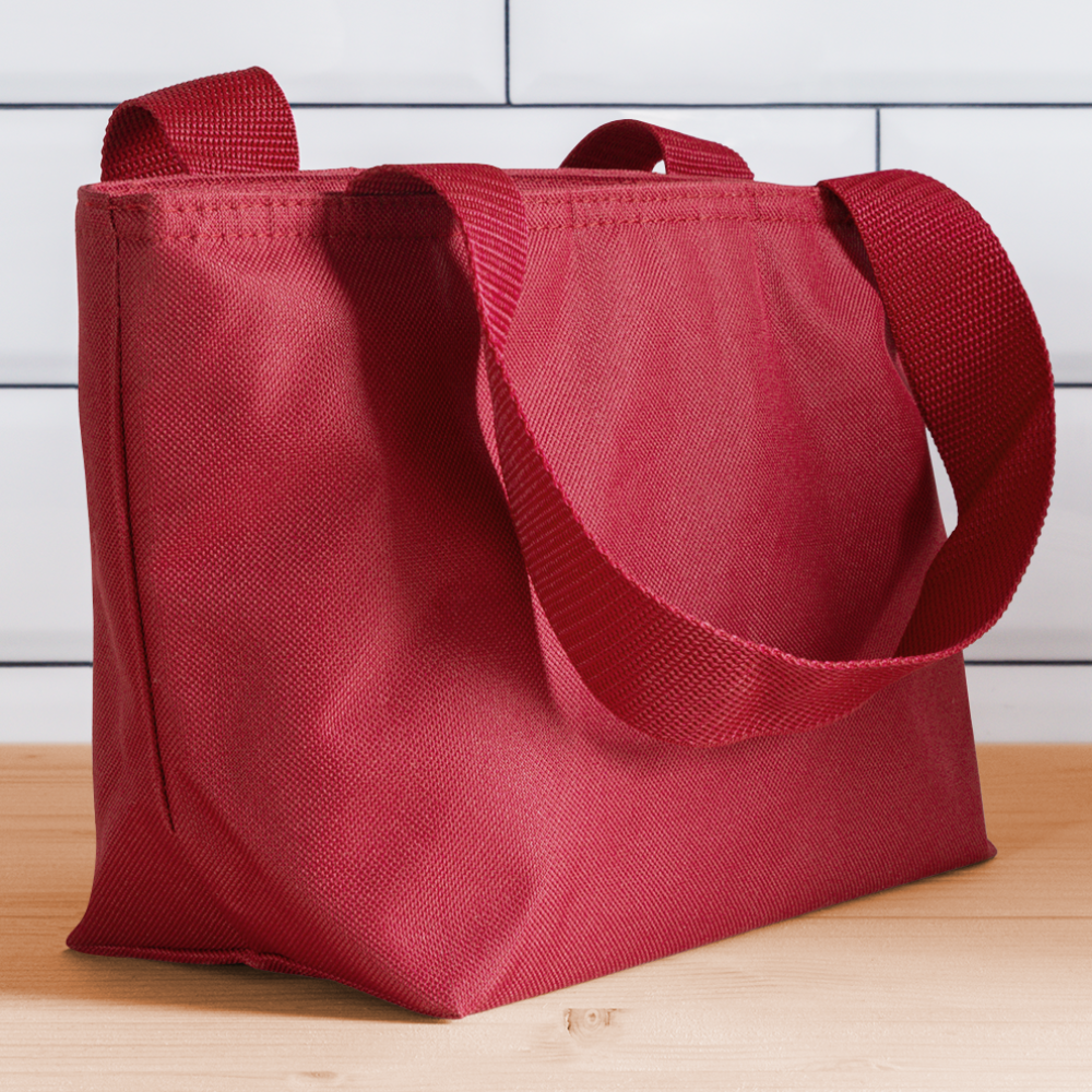 FERAL BADA*SS Recycled Insulated Lunch Bag - red