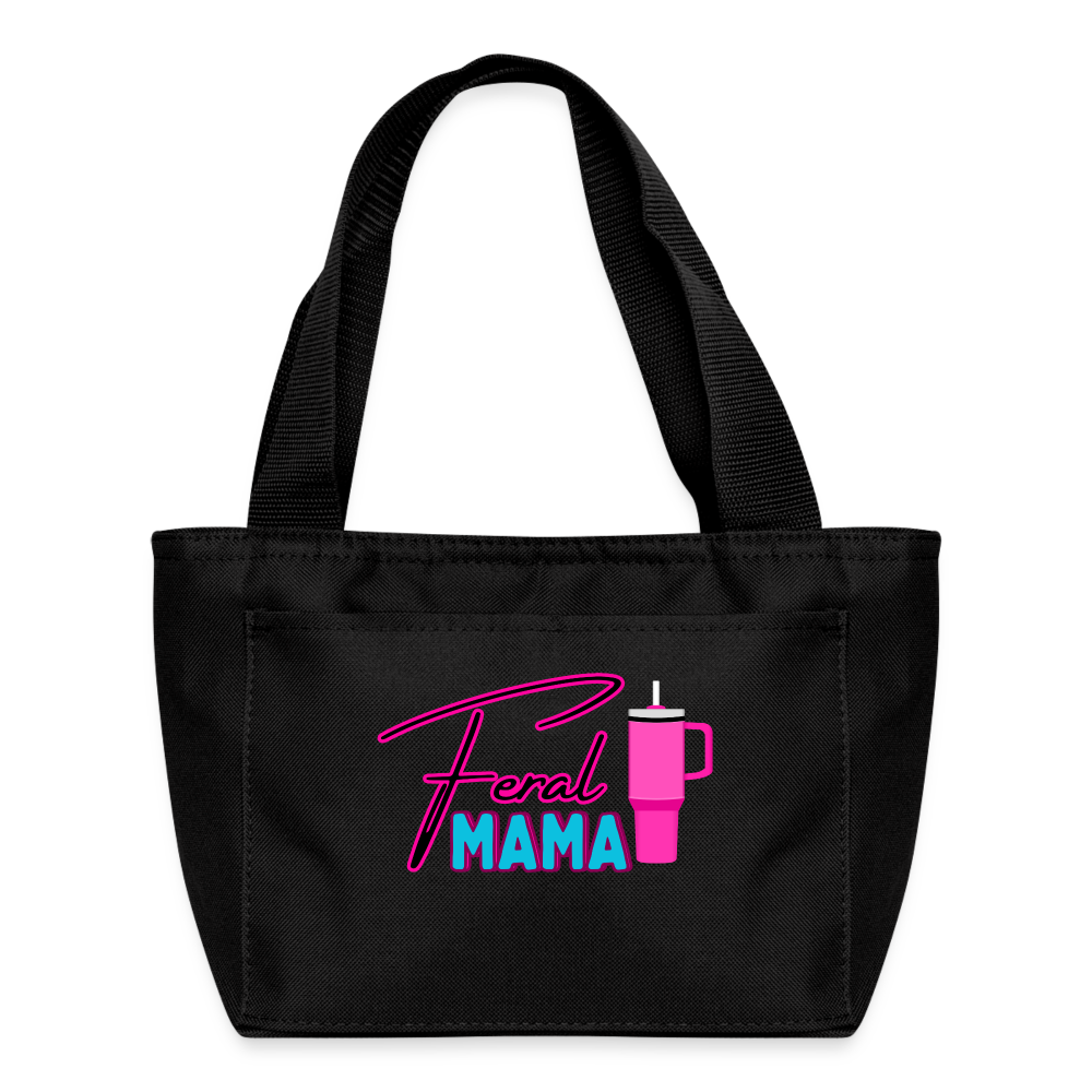 FERAL MAMA Recycled Insulated Lunch Bag - black