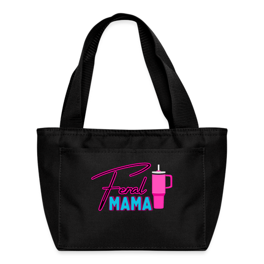 FERAL MAMA Recycled Insulated Lunch Bag - black