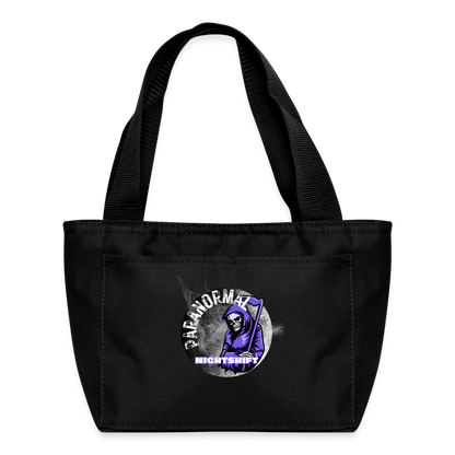 PARANORMAL NIGHTSHIFT Recycled Insulated Lunch Bag - black