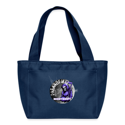 PARANORMAL NIGHTSHIFT Recycled Insulated Lunch Bag - navy