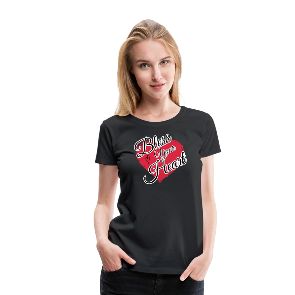 BLESS YOUR HEART Women’s Premium T-Shirt - black