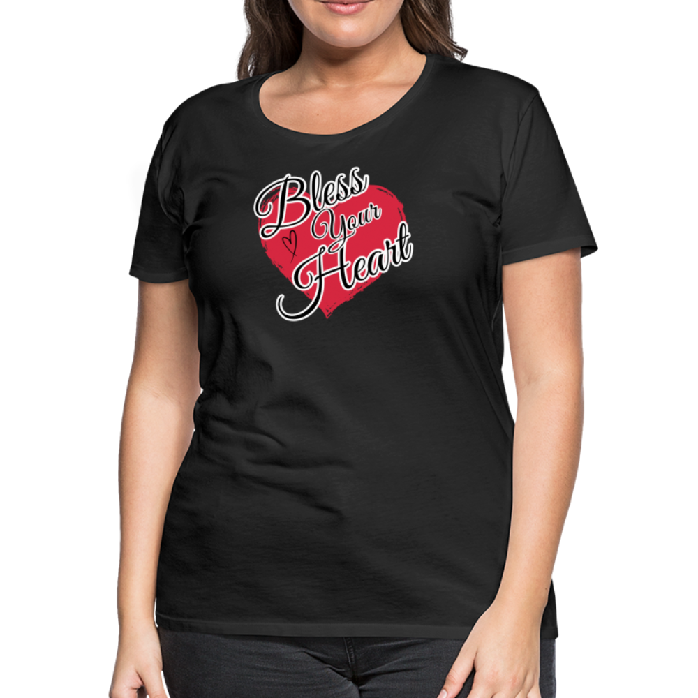 BLESS YOUR HEART Women’s Premium T-Shirt - black