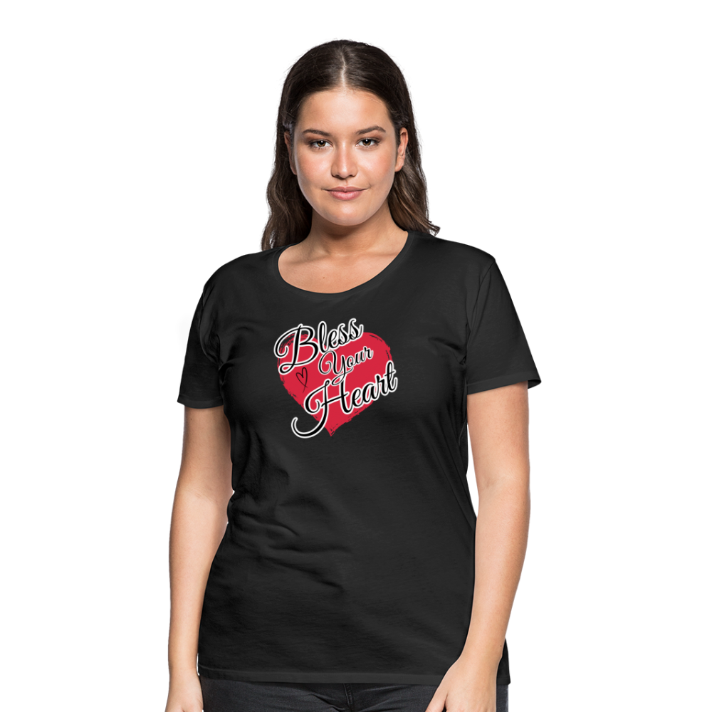 BLESS YOUR HEART Women’s Premium T-Shirt - black