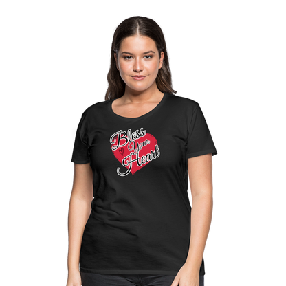 BLESS YOUR HEART Women’s Premium T-Shirt - black