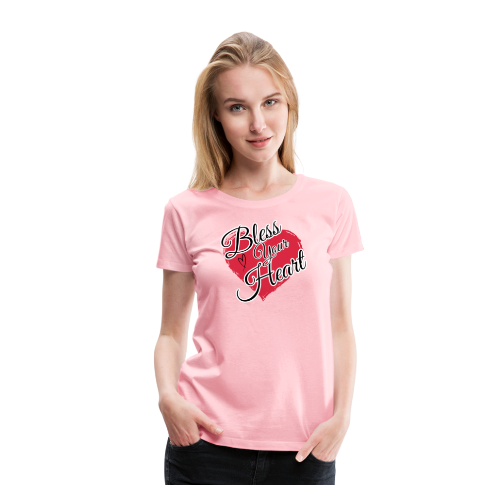 BLESS YOUR HEART Women’s Premium T-Shirt - pink