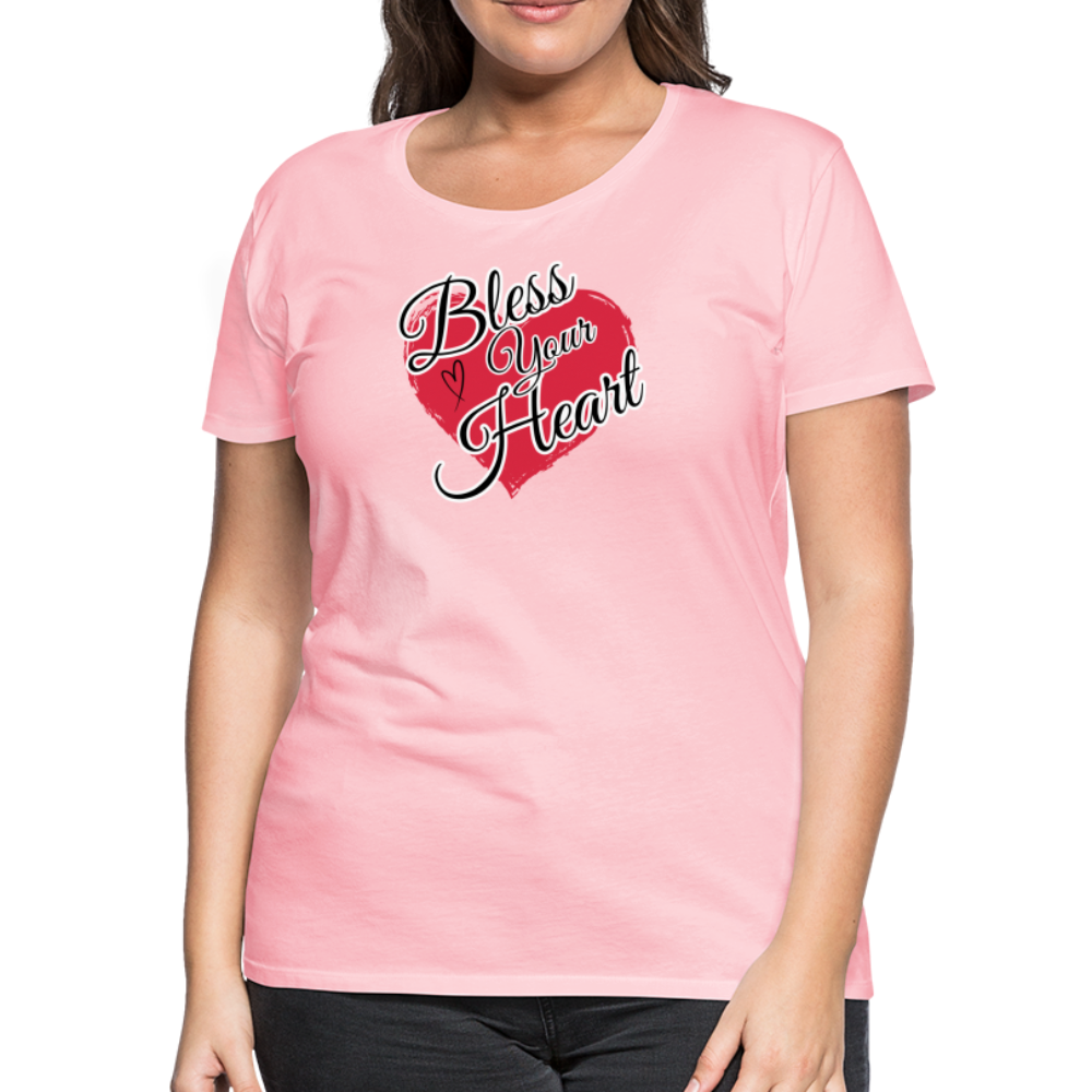 BLESS YOUR HEART Women’s Premium T-Shirt - pink