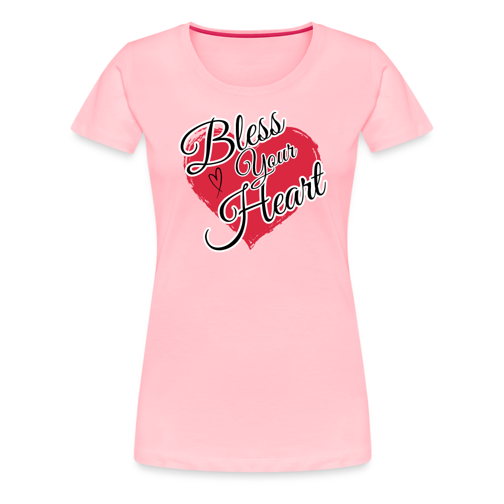 BLESS YOUR HEART Women’s Premium T-Shirt - pink