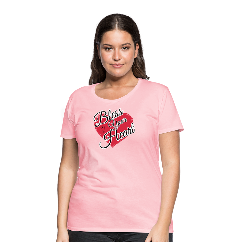 BLESS YOUR HEART Women’s Premium T-Shirt - pink