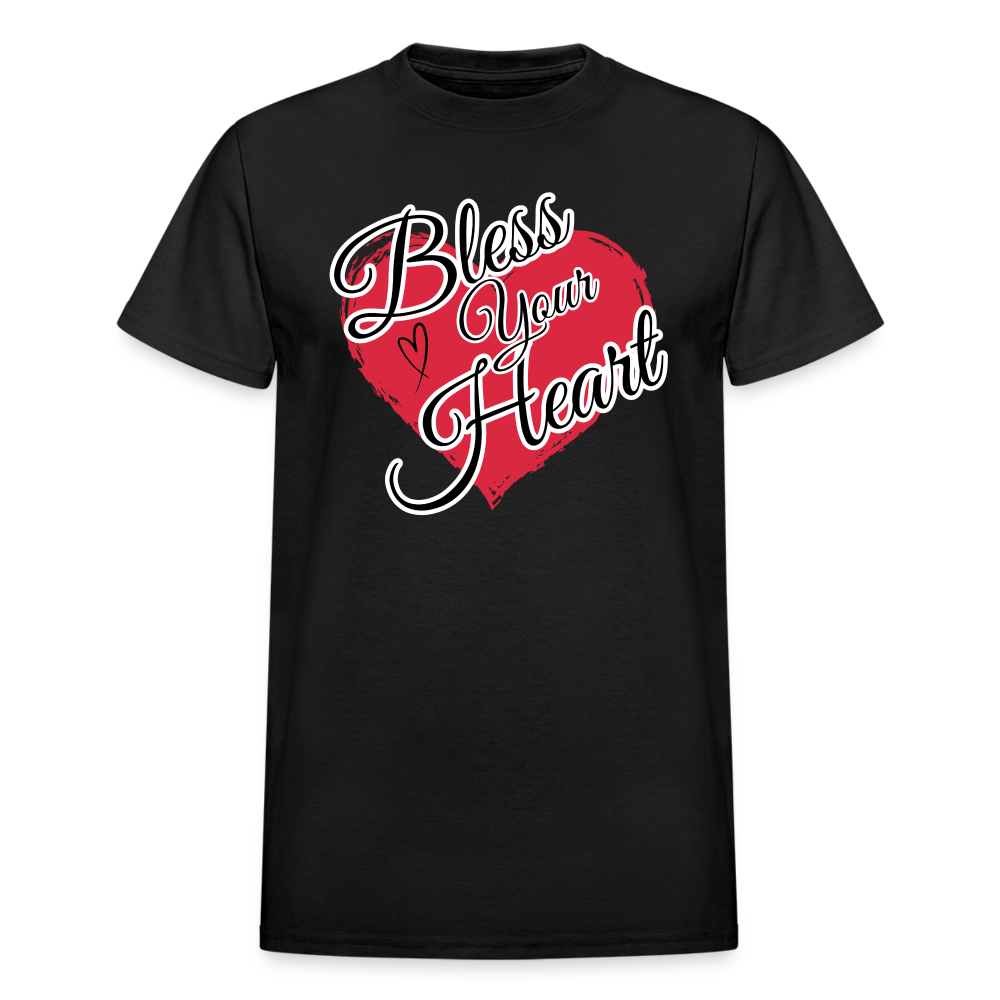 BLESS YOUR HEART Gildan Ultra Cotton Adult T-Shirt - black