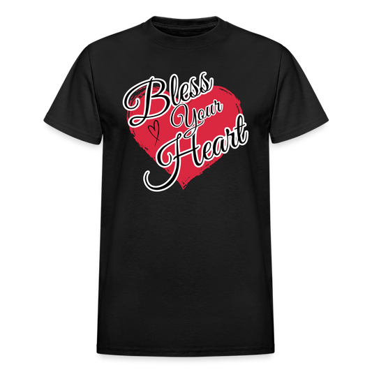BLESS YOUR HEART Gildan Ultra Cotton Adult T-Shirt - black