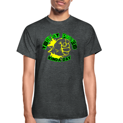 THROAT PUNCH Gildan Ultra Cotton Adult T-Shirt - deep heather