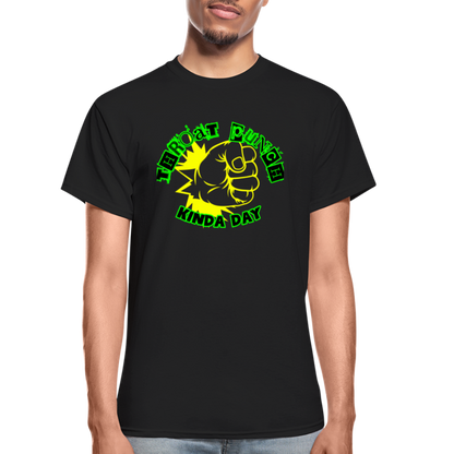 THROAT PUNCH Gildan Ultra Cotton Adult T-Shirt - black