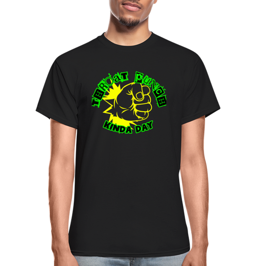 THROAT PUNCH Gildan Ultra Cotton Adult T-Shirt - black