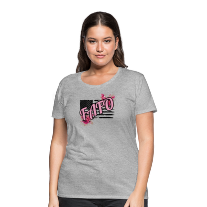 FAFO ROSES Women’s Premium T-Shirt - heather gray