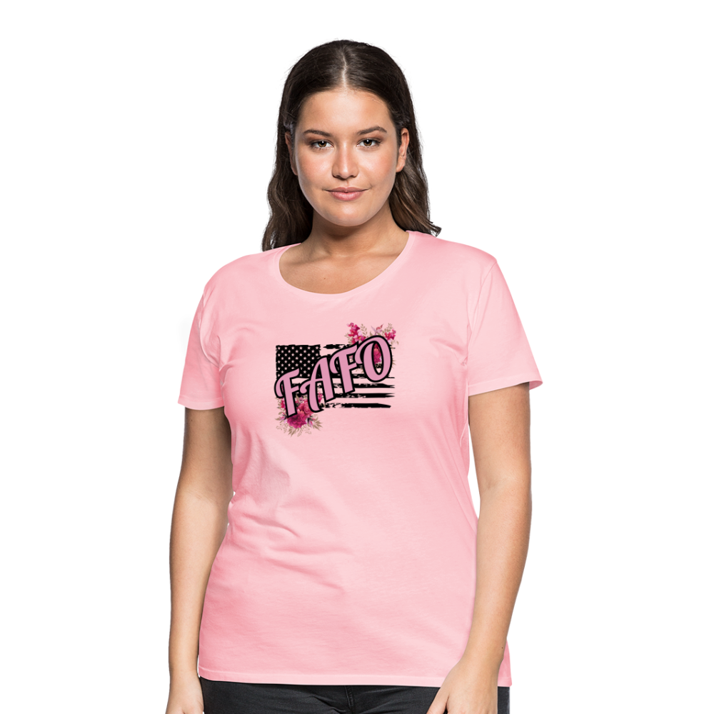 FAFO ROSES Women’s Premium T-Shirt - pink