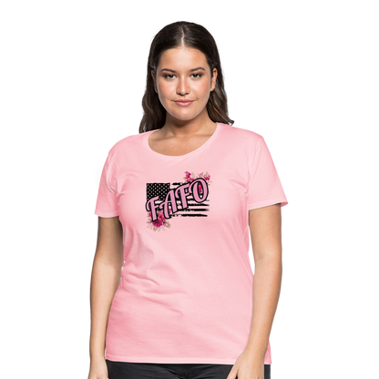 FAFO ROSES Women’s Premium T-Shirt - pink