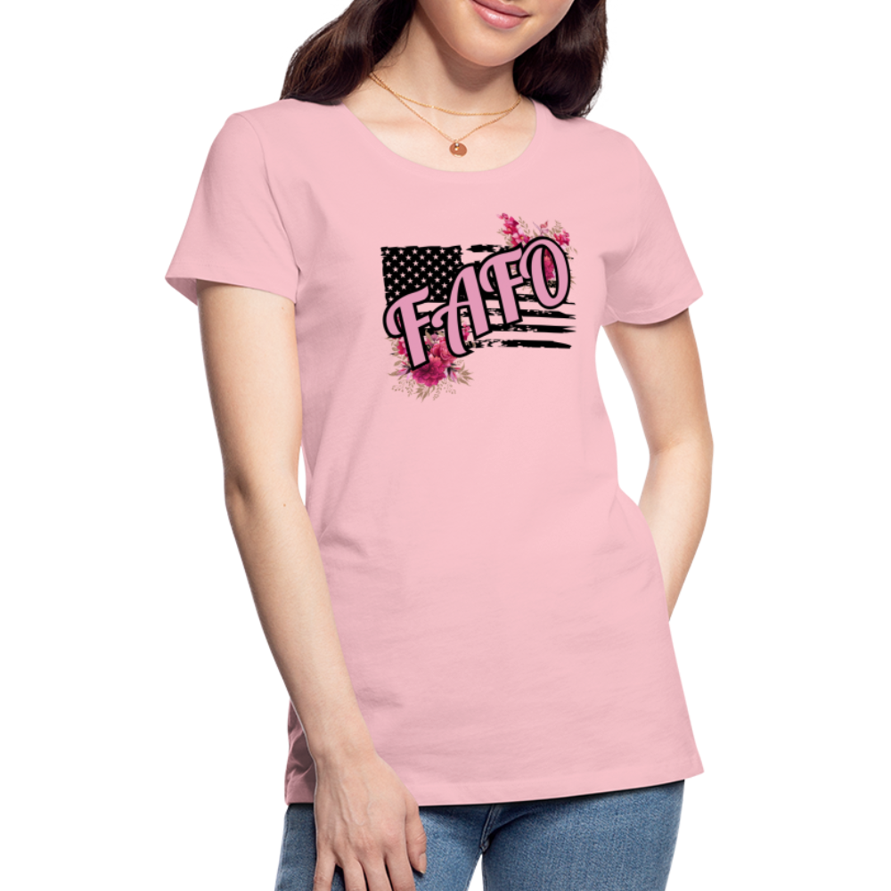 FAFO ROSES Women’s Premium T-Shirt - pink