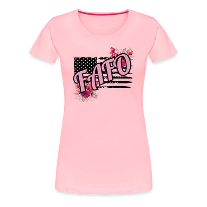 FAFO ROSES Women’s Premium T-Shirt - pink