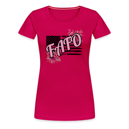 FAFO ROSES Women’s Premium T-Shirt - dark pink