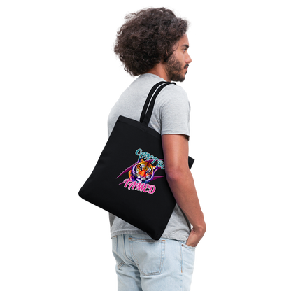 CAN'T BE TAMED Tote Bag - black