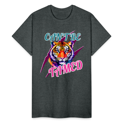 CAN'T BE TAMED Gildan Ultra Cotton Adult T-Shirt - deep heather