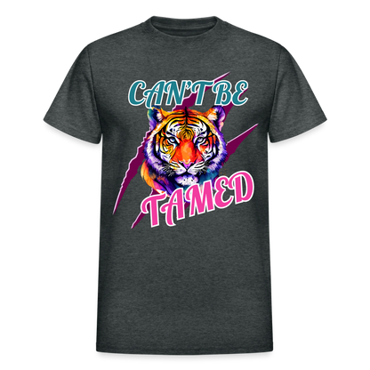 CAN'T BE TAMED Gildan Ultra Cotton Adult T-Shirt - deep heather