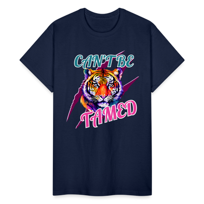CAN'T BE TAMED Gildan Ultra Cotton Adult T-Shirt - navy