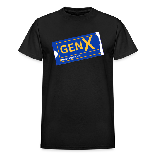 GEN X MEMBER Gildan Ultra Cotton Adult T-Shirt - black