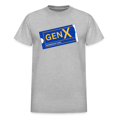 GEN X MEMBER Gildan Ultra Cotton Adult T-Shirt - heather gray