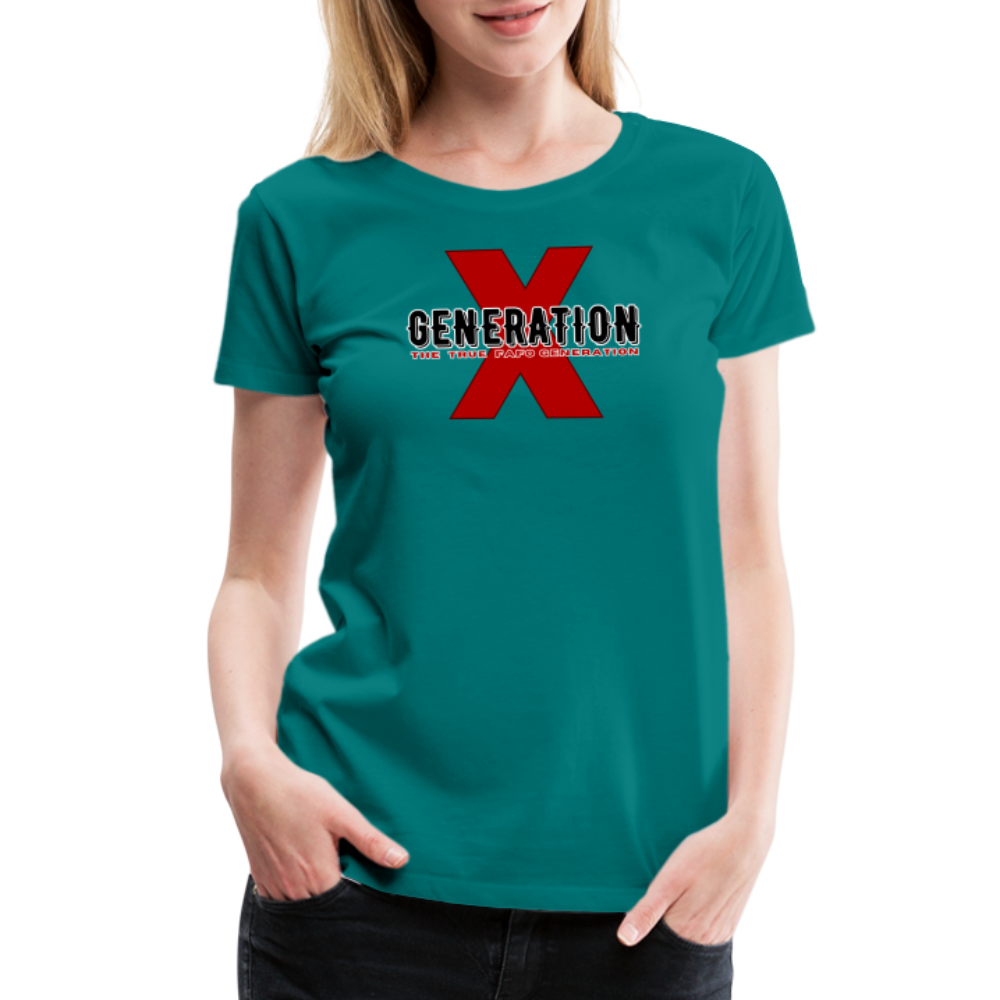 GEN X FAFO Women’s Premium T-Shirt - teal