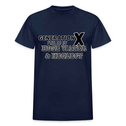 GEN X HOSE WATER AND NEGLECT Gildan Ultra Cotton Adult T-Shirt - navy