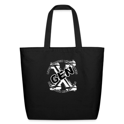 GEN X 2 Eco-Friendly Cotton Tote - black